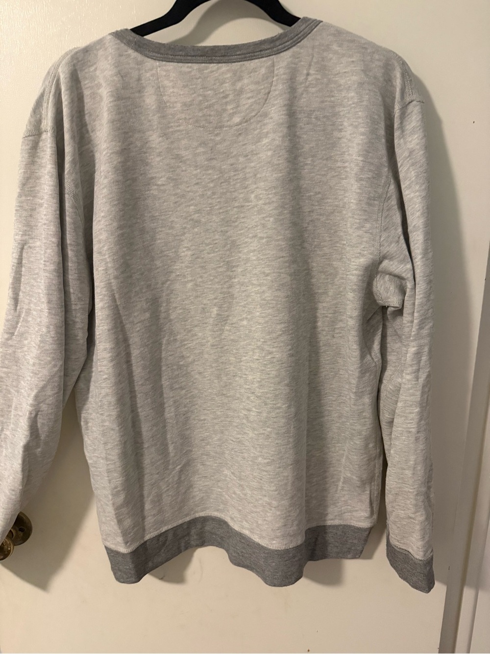 Faherty Men’s Heather Gray Crewneck Sweatshirt Size L - Picture 6 of 8